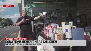 2822 News in West Hazleton to fight hunger  430PM [upl. by Enelyt]