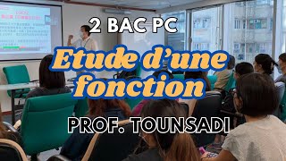 2bacPC  Etude dune fonction et monotonie [upl. by Tufts]