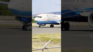 Xiamen Air B737 taxiing in HNL Int’l Airport xiamenair b737max aviation airplane [upl. by Norita]