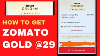 29 zomato Gold membership How to get free food amp big discounts [upl. by Juta]