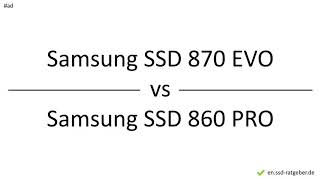 Samsung SSD 870 EVO vs Samsung SSD 860 PRO – Comparison Differences Pros and Cons [upl. by Alina]