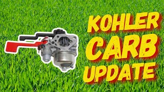 KOHLER CARB  LOG SPLITTER UPDATE [upl. by Mathi]