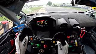 Road America Lamborghini Super Trofeo Onboard POV [upl. by Lapotin]