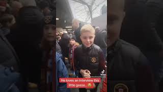 He loves an interview this little Geezer [upl. by Isdnil76]