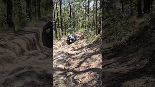 Gq patrol crawling some big washouts shorts patrol crawling killingworth treps offroad 4x4ing [upl. by Russi359]