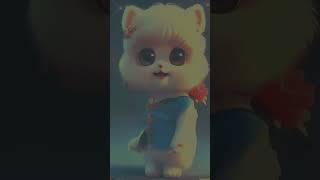 Cute cat dand music remix bassboosted bass beats art comedyfilms funny love drawing [upl. by Idieh]