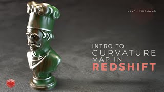 Cinema 4D Introduction to Curvature maps in Redshift [upl. by Underwood]