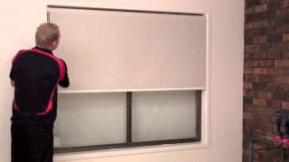 How to Correct the Tracking of a Roller Blind [upl. by Neelsaj670]