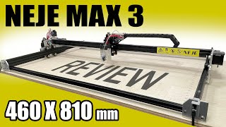 NEJE Max 3 Review  A40640 Laser Module  Diode Laser Engraving and Cutting  Massive Work Area [upl. by Coleville98]