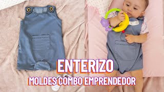 Crea este EnterizoMONO de Bebé Paso a Paso  Moldes combo emprendedor [upl. by Sievert300]