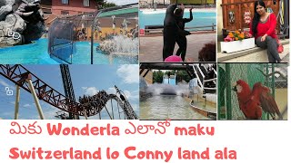 Connyland Switzerland 4k video  Sans Swiss telugu vlogs  Telugu vlogs [upl. by Elyc]