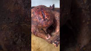 Try this Smoked Jerk Turkey l It’s SUPER tender and juicy turkey thanksgiving recipes food [upl. by Ariec]