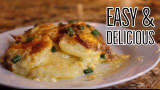 Cooking With Me How to Make Loaded Scalloped Potatoes [upl. by Xantha]