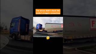 Driver didnt check 🤔 truck lkw camion bigrig trucking job work hgv lorry shorts [upl. by Canale]