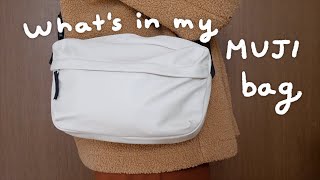 What’s In My MUJI Bag my daily essentials in Japan  Rainbowholic [upl. by Valaria]