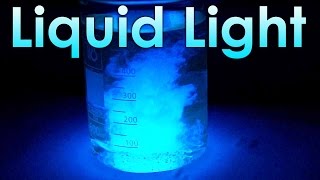 Liquid Light  Chemical Reaction with Luminol [upl. by Tades]