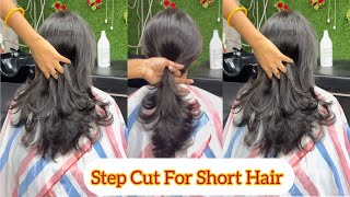 How To Short Hair Layer Cut multi layer haircut advance layer haircut step by step for beginners [upl. by Hortense]