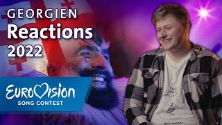 Circus Mircus  quotLock Me Inquot  Georgien  Reactions  Eurovision Song Contest 2022  NDR [upl. by Nuawtna]