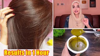 DIY Natural Brown Hair in 1 Hour Super Color Hair Pack Makes Soft Manageable amp Silky [upl. by Tihom]