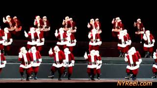 10 REASONS TO SEE THE 2010 RADIO CITY CHRISTMAS SHOW  6 Santas [upl. by Yelkcub]