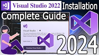 How to Install Microsoft Visual Studio 2022 on Windows 1011 64 bit 2024 Update NET Developers [upl. by Rodmun]