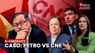 El contraste al caso CNE y GUSTAVO PETRO en la investigación por violación de topes de CAMPAÑA [upl. by Kenney166]