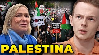 Debata s lidmi na demonstraci PROPALESTINU [upl. by Madalena]