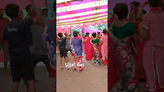 Pankha pankha dj dancedj dance durga Puja  dance song comedy [upl. by Mighell729]