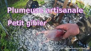 PLUMEUSE ARTISANALE pigeon et petit gibier [upl. by Doner905]