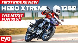 2024 Hero Xtreme 125R  The Perfect Sporty Commuter  First Ride Review  evo India [upl. by Elihu999]