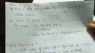 Converse of Lagranges Theorem is not true amp Index of a subgroup [upl. by Tra]