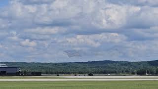 Blue Angels on the overhead at TVC Cherry Capitol Airport in Traverse City MI 62924 [upl. by Moshell]