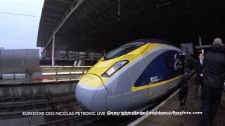 4k First Media Ride Eurostar Train from London to Amsterdam [upl. by Yllor329]