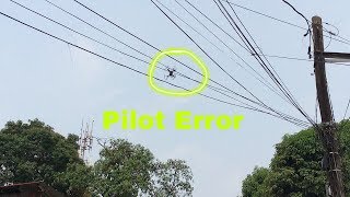 DJI Tello Epic drone crash [upl. by Aznofla]