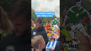 Veltman signing autographs premierleague brighton autographs veltman footballclub [upl. by Haukom]