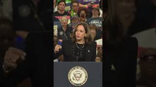 Harris shuts down hecklers quotI am speakingquot [upl. by Arianne]