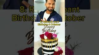 Birthday date of Indian cricketers2024 cricket [upl. by Electra]