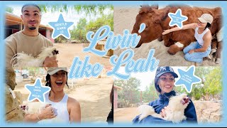 livin like leah  gentle barn w daria  miguel [upl. by Asia]