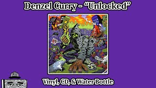 UNBOXING  Denzel Curry  Unlocked  Vinyl CD Limited Water Bottle [upl. by Zilada]