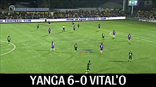 YANGA SC 60 VITAL0  CAF CHAMPIONS LEAGUE QUALIFIERS 2024 [upl. by Nayarb]