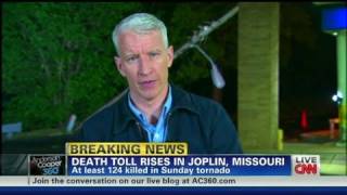 CNN Sirens sound in Joplin during live CNN broadcast [upl. by Elram]