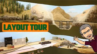 Tour My N Scale Model Railroad Layout [upl. by Coco129]