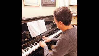 J S Bach  Courante from Partita No1 in Bflat Major BWV 825 Francesco Landolfi [upl. by Maryrose]