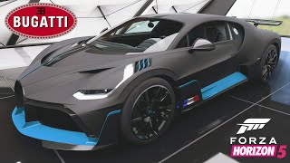 Forza Horizon 5  Bugatti Divo Customization [upl. by Arriaet504]