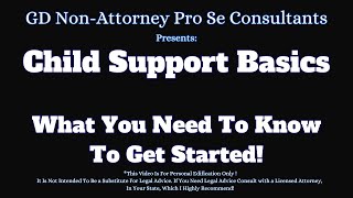 Child Support Basics What You Need To Know to Get Started [upl. by Seafowl]