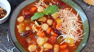 Instant pot Minestrone soup Olive garden style Italian classic soup [upl. by Alvinia]