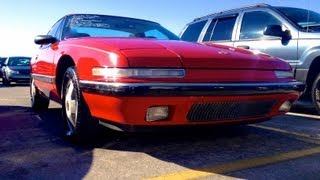 1989 Buick Reatta Start Up Quick Tour Rev amp Exhaust 109K [upl. by Spiegleman]