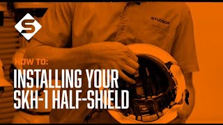 How To Install Your SHK1 Half Shield  STUDSON Safety Helmet [upl. by Dalia938]