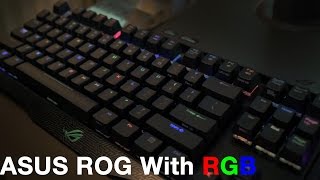 CES 2016 ROG with RGB Lighting Product Overview [upl. by Yuille577]