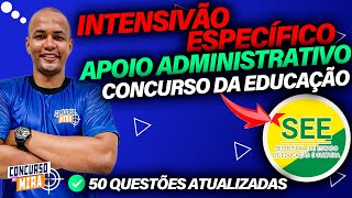 QUESTÕES ESPECIFICAS APOIO ADMINISTRATIVO CONCURSO EDUCAÇÃO ACRE 2024 [upl. by Magbie]